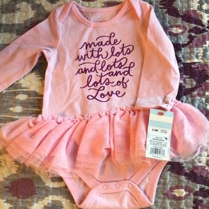 Cat and Jack tutu onesie